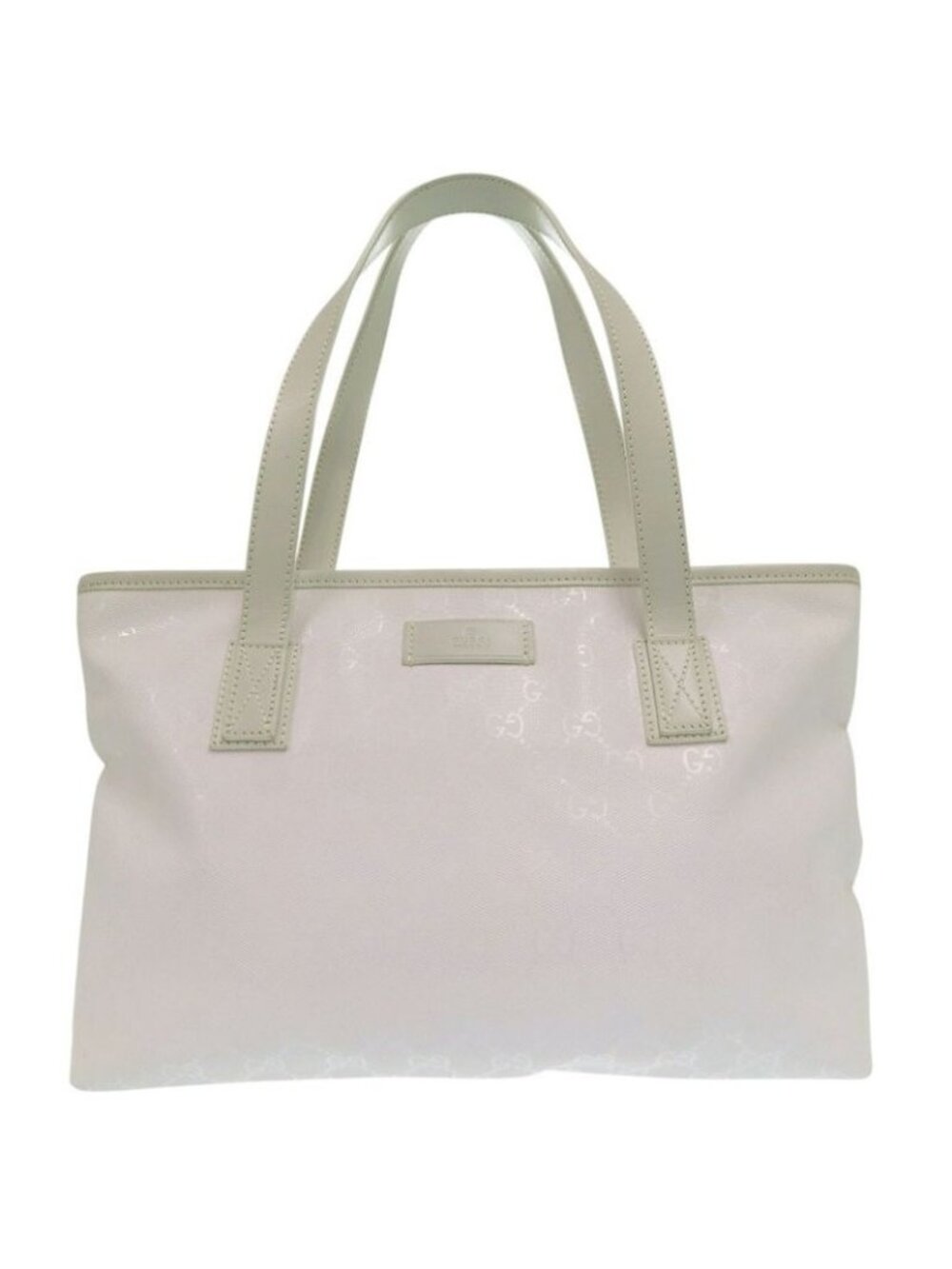 Gucci GG Imprime Tote Bag White 1364